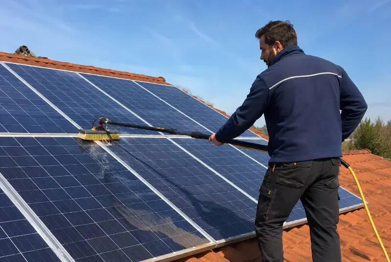 Nettoyage et entretien de panneaux solaires à Goyrans
